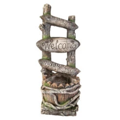 Pflanzgefäß - Eimer - Aus Magnesia - Ca. 28 X 26 X 61 Cm