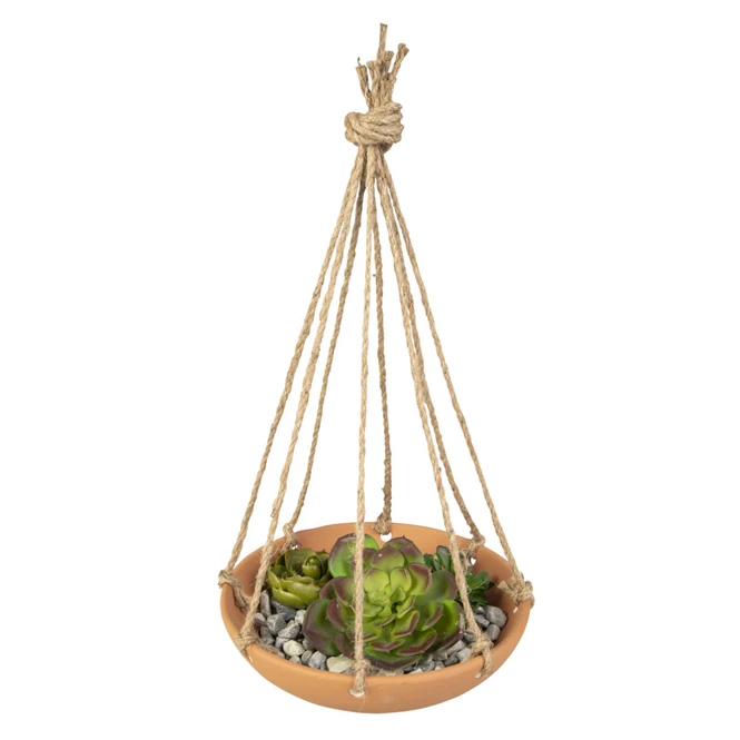 Blumenampel - Schale - Aus Dolomit - Ca. 21,5 X 21,5 X 5,5 Cm 2 Blumenampel - Schale - Aus Dolomit - Ca. 21,5 X 21,5 X 5,5 Cm – Bild 2