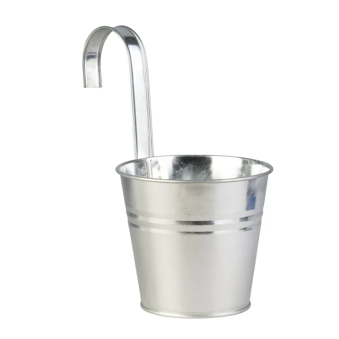 Hängepflanztopf - Silber - Aus Metall - Ca. 14 X 24 Cm 1 Hängepflanztopf - Silber - Aus Metall - Ca. 14 X 24 Cm