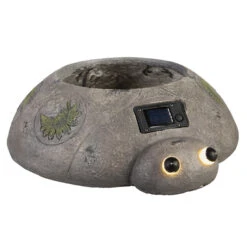 LED-Pflanzgefäß - Marienkäfer - Aus Magnesia - Ca. 33,5 X 29,5 X 9 Cm