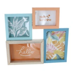 Bilderrahmen - Hello - Aus Holz - Ca. 28 X 2,5 X 25,5 Cm