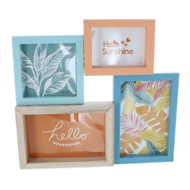 Bilderrahmen - Hello - Aus Holz - Ca. 28 X 2,5 X 25,5 Cm 1 Bilderrahmen - Hello - Aus Holz - Ca. 28 X 2,5 X 25,5 Cm