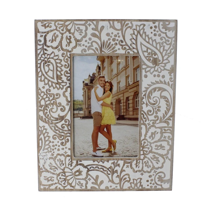 Bilderrahmen Braun/weiß - Ca. 19 X 1,5 X 24 Cm 1 Bilderrahmen Braun/weiß - Ca. 19 X 1,5 X 24 Cm