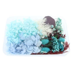 Streudeko - Trockenblumen - Türkis