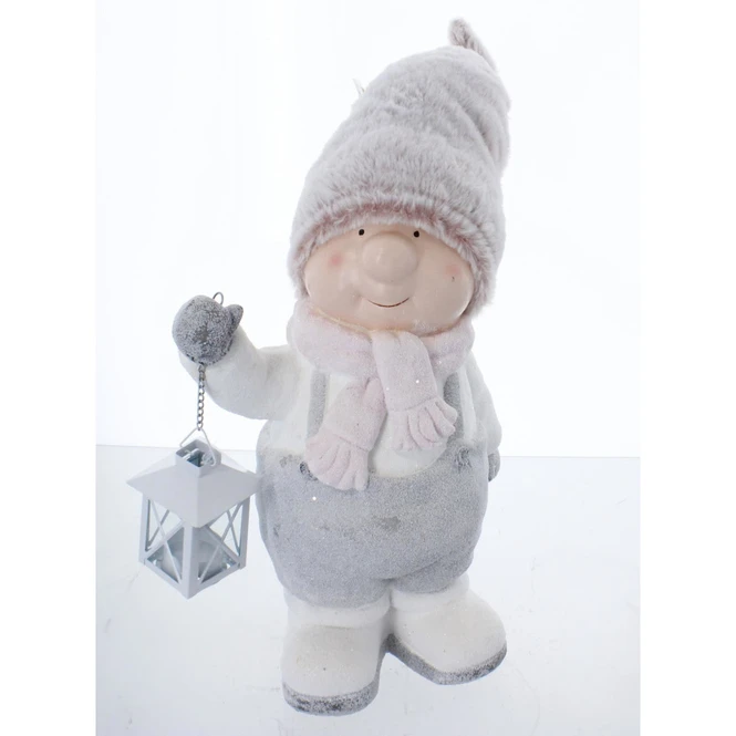 Dekokind Mit Laterne - Ca. 26 X 17 X 56 Cm 1 Dekokind Mit Laterne - Ca. 26 X 17 X 56 Cm