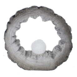 LED-Standdeko - Baumring Mit LED Kugel - Ca. 35,5 X 11 X 33 Cm