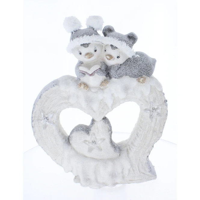 Pinguine Mit LED - Ca. 32 X 12 X 39,5 Cm 1 Pinguine Mit LED - Ca. 32 X 12 X 39,5 Cm