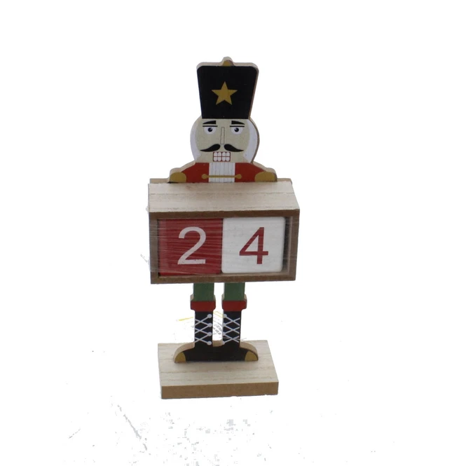 Adventscountdown Nussknacker - Aus Holz - 10,5x6x25 Cm 1 Adventscountdown Nussknacker - Aus Holz - 10,5x6x25 Cm
