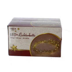 Lichterkette - Ringe Und Perlen - Gold - Ca. 120 Cm