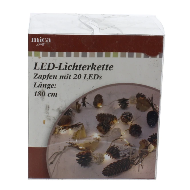 Lichterkette Zapfen - Ca. 180 Cm 1 Lichterkette Zapfen - Ca. 180 Cm