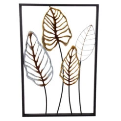 Wanddeko - Blätter - Ca. 40 X 2,5 X 59,5 Cm