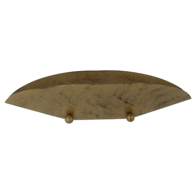 Dekoschale - Blatt - Gold - Aus Metall - Ca. 33 X 16 X 10 Cm 1 Dekoschale - Blatt - Gold - Aus Metall - Ca. 33 X 16 X 10 Cm