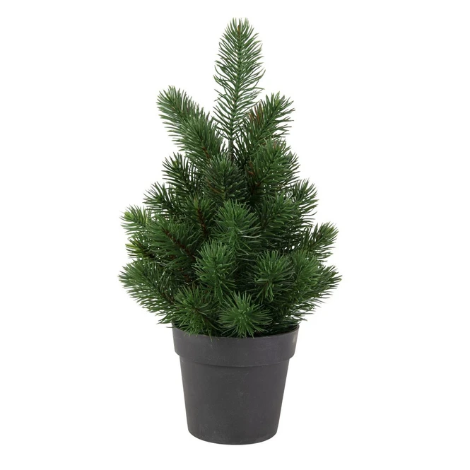 Tanne In Topf Grün - Aus Kunststoff - 30 Cm 1 Tanne In Topf Grün - Aus Kunststoff - 30 Cm