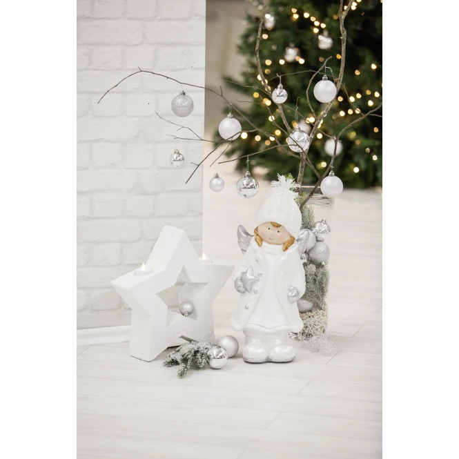 Christbaumkugeln - Silber - 12 Stück 2 Christbaumkugeln - Silber - 12 Stück – Bild 2