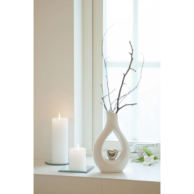 Kerzenuntersetzer - Aus Glas - Ø = 13 Cm - Quadrat 1 Kerzenuntersetzer - Aus Glas - Ø = 13 Cm - Quadrat