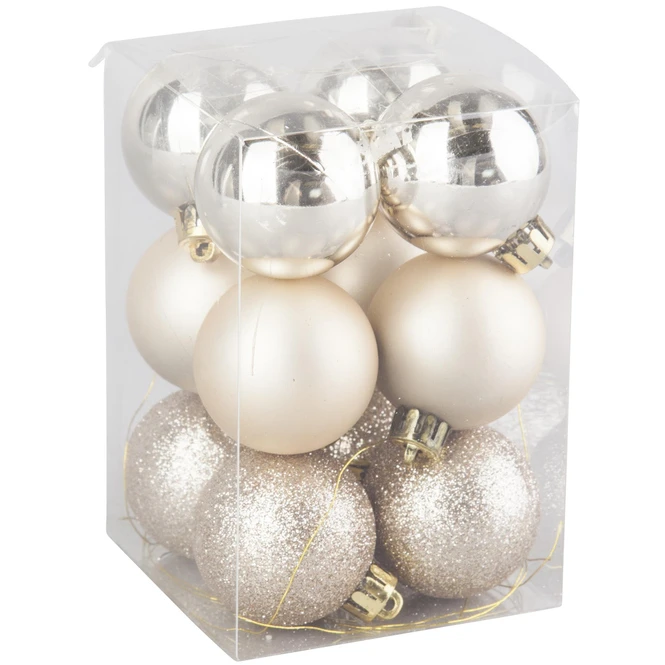 Christbaumkugeln - Ø = Ca. 4 Cm - 12 Stück 3 Christbaumkugeln - Ø = Ca. 4 Cm - 12 Stück – Bild 3