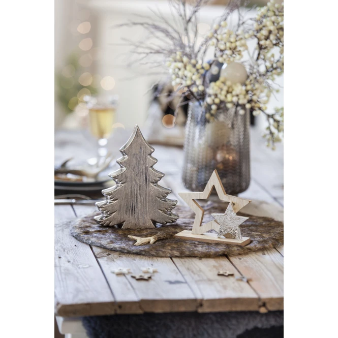 Standdeko - Tannenbaum - Aus Keramik - Ca. 16,5 X 4 X 21 Cm 1 Standdeko - Tannenbaum - Aus Keramik - Ca. 16,5 X 4 X 21 Cm