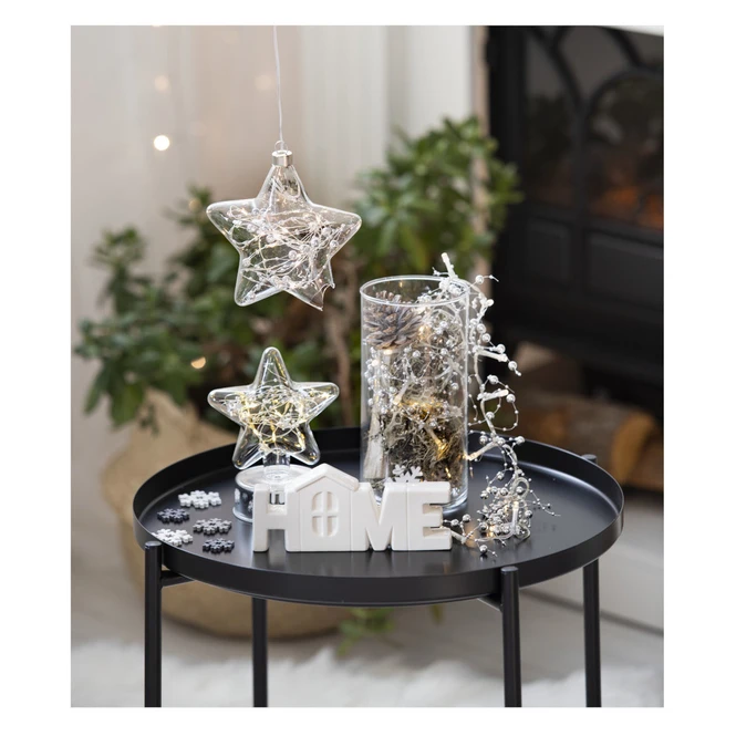 Streudeko - Schneeflocken - 24 Teile - Weiß 3 Streudeko - Schneeflocken - 24 Teile - Weiß – Bild 3