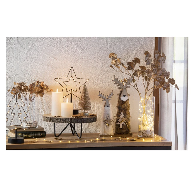 Tannenbaum - Ca. 20 Cm - Champagner 2 Tannenbaum - Ca. 20 Cm - Champagner – Bild 2