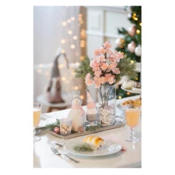 Teelichtglas - Bäume - Ca. 7,5 X 7,5 X 8 Cm