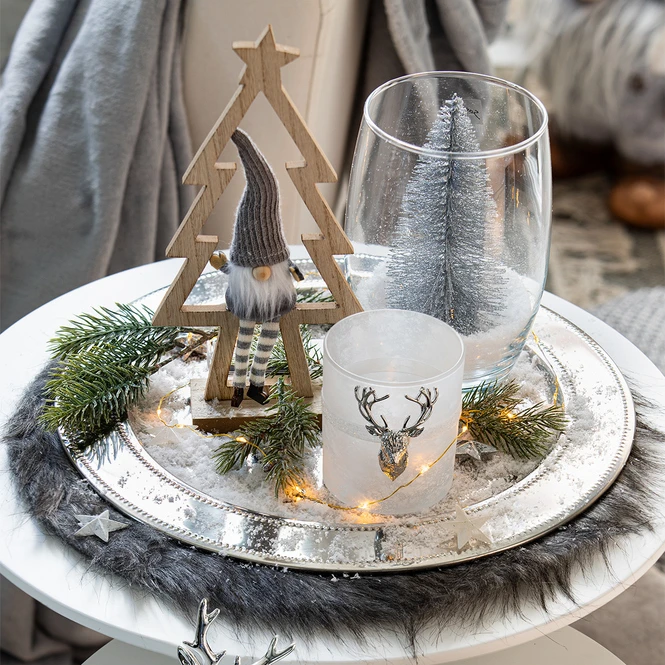 Platzdeckchen - Grau - Ø = Ca. 40 Cm 2 Platzdeckchen - Grau - Ø = Ca. 40 Cm – Bild 2