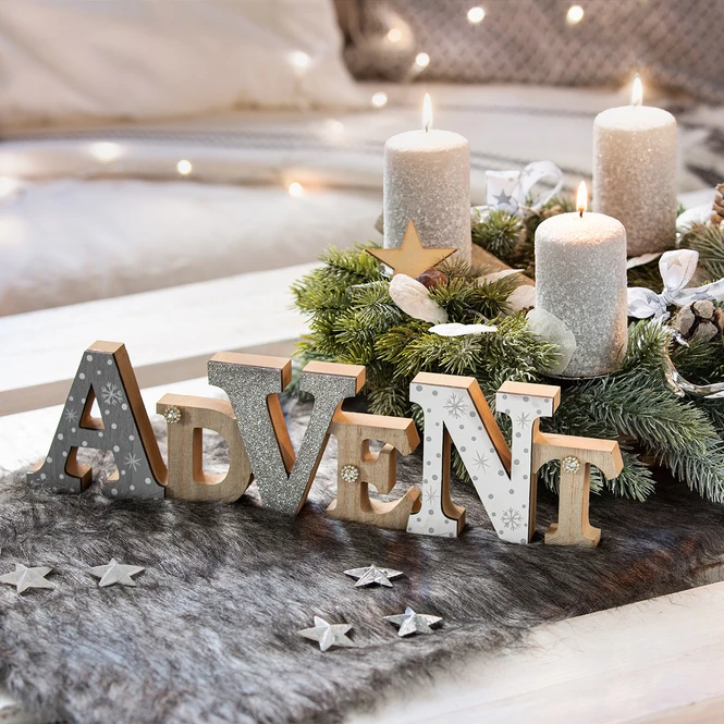 Adventskerzenhalter - Ø = Ca. 9 Cm - 4 Stück 1 Adventskerzenhalter - Ø = Ca. 9 Cm - 4 Stück