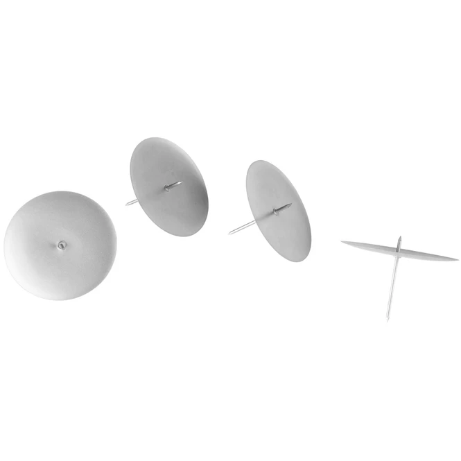 Halter Für Adventskerzen - Ca. 7 Cm - 4 Stück - Silber 2 Halter Für Adventskerzen - Ca. 7 Cm - 4 Stück - Silber – Bild 2