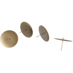 Halter Für Adventskerzen - Ca. 7 Cm - 4 Stück - Gold 5 Halter Für Adventskerzen - Ca. 7 Cm - 4 Stück - Gold -Rofu gold2 1