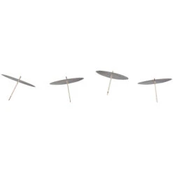 Halter Für Adventskerzen - Ca. 7 Cm - 4 Stück - Silber 7 Halter Für Adventskerzen - Ca. 7 Cm - 4 Stück - Silber -Rofu gold3