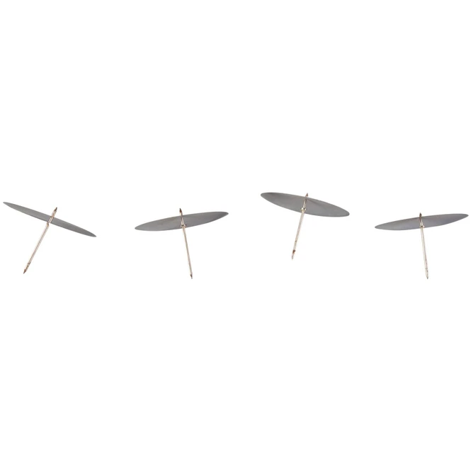 Halter Für Adventskerzen - Ca. 7 Cm - 4 Stück - Silber 4 Halter Für Adventskerzen - Ca. 7 Cm - 4 Stück - Silber – Bild 4