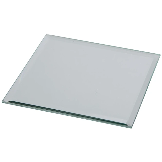 Kerzenuntersetzer - Aus Glas - Ø = 13 Cm - Quadrat 2 Kerzenuntersetzer - Aus Glas - Ø = 13 Cm - Quadrat – Bild 2